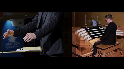 Improvisation mit ThereOrgue beim Festakt am 30. Januar 2026